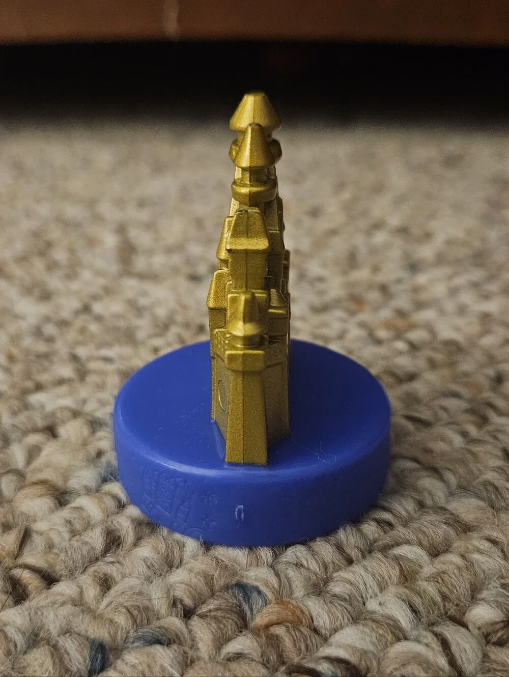 2025 McDonalds Disney 70th Anniversary Gold Sleeping Beauty Castle Figure